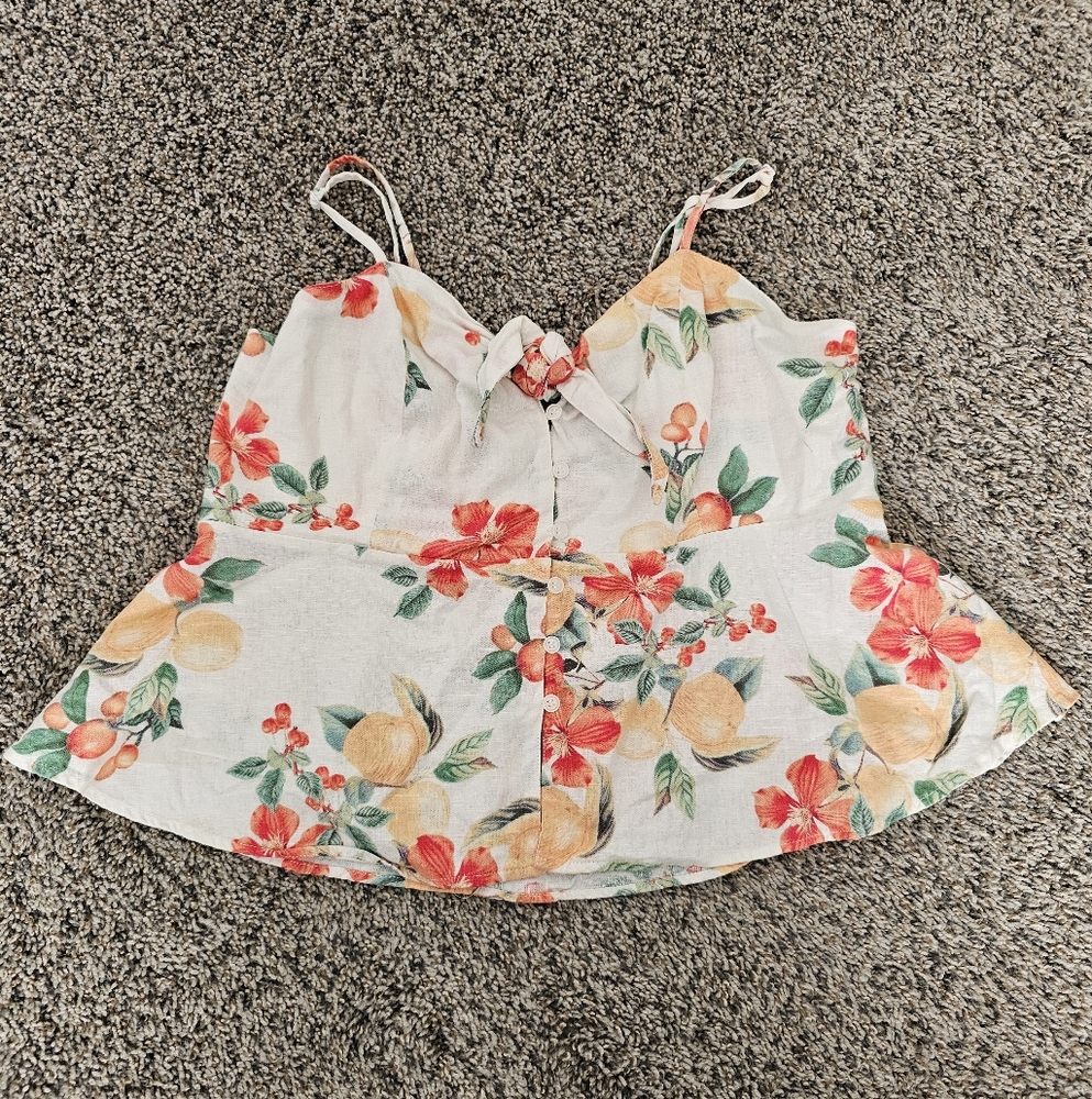 Floral Print Women's Top